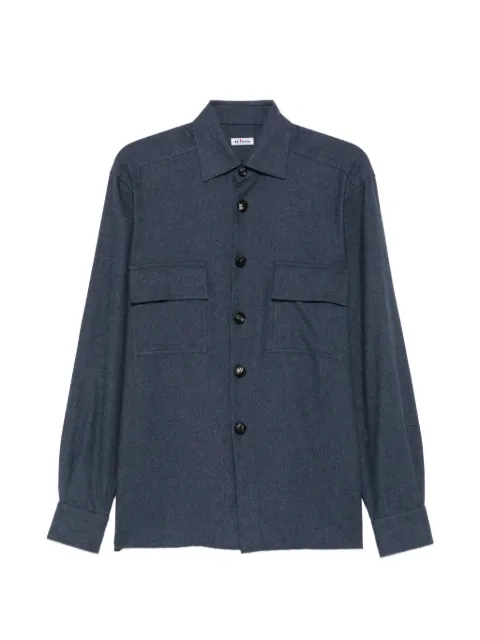 Kiton button-down flap-pocket shirt