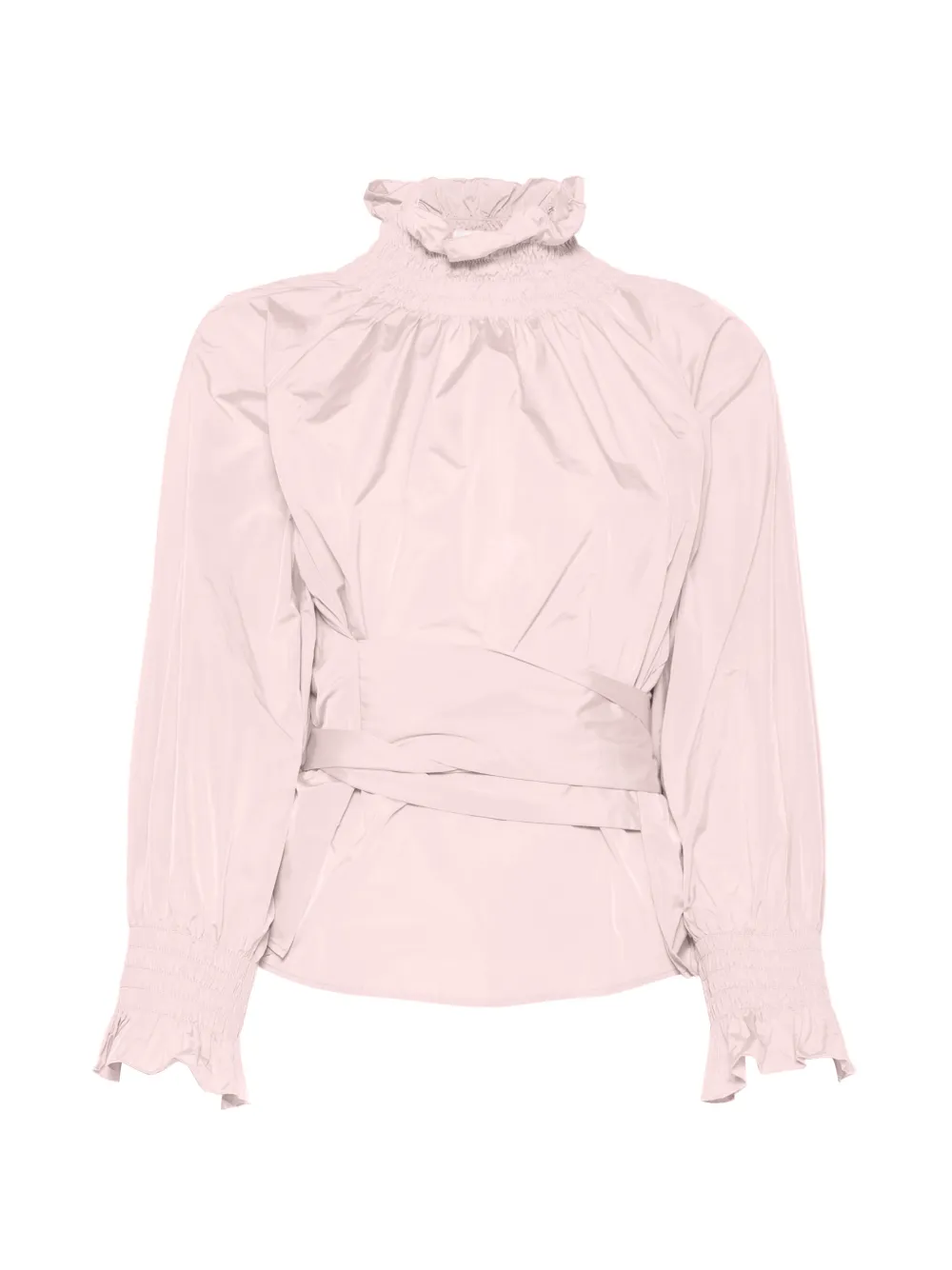 CO.GO bow-detail ruffled top