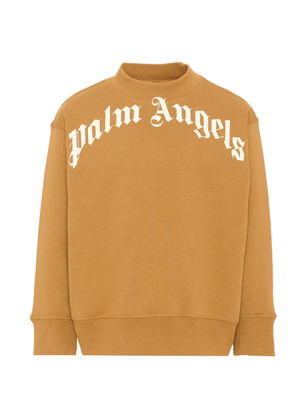 Palm Angels Kids logo-print sweatshirt - Toni neutri