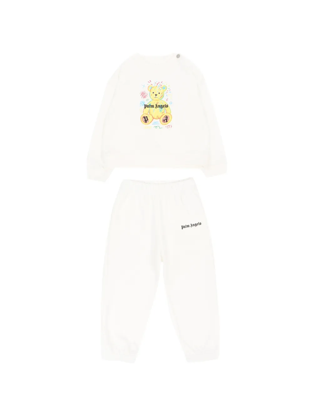 Palm Angels Kids graphic-print track suit - Weiß