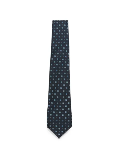 Kiton floral-pattern tie