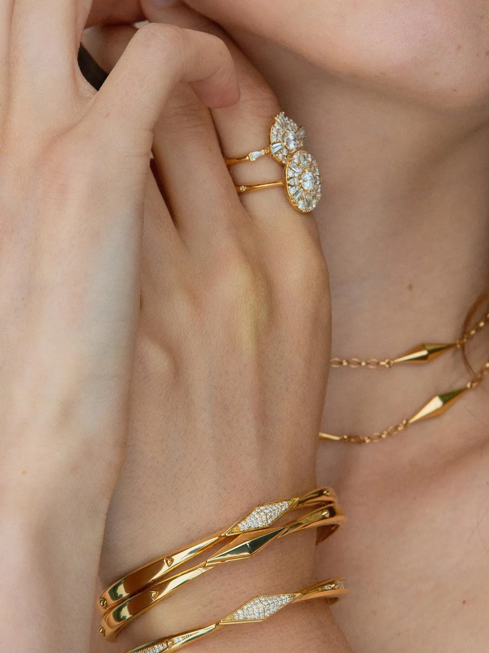 MONICA RICH KOSANN Points North cuff bracelets - Gold