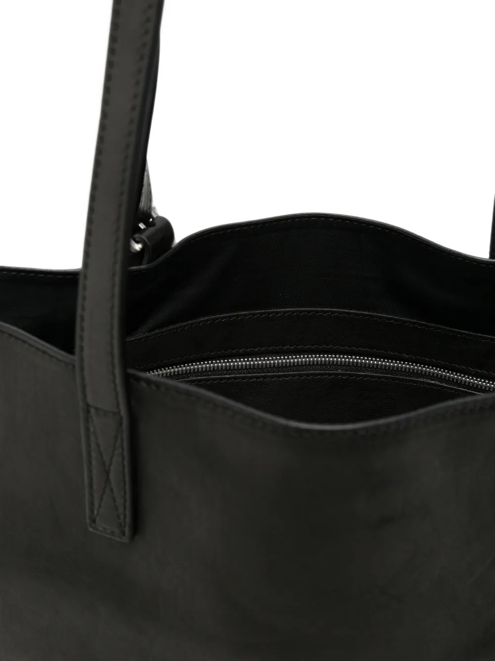 Ann Demeulemeester Leren shopper Zwart
