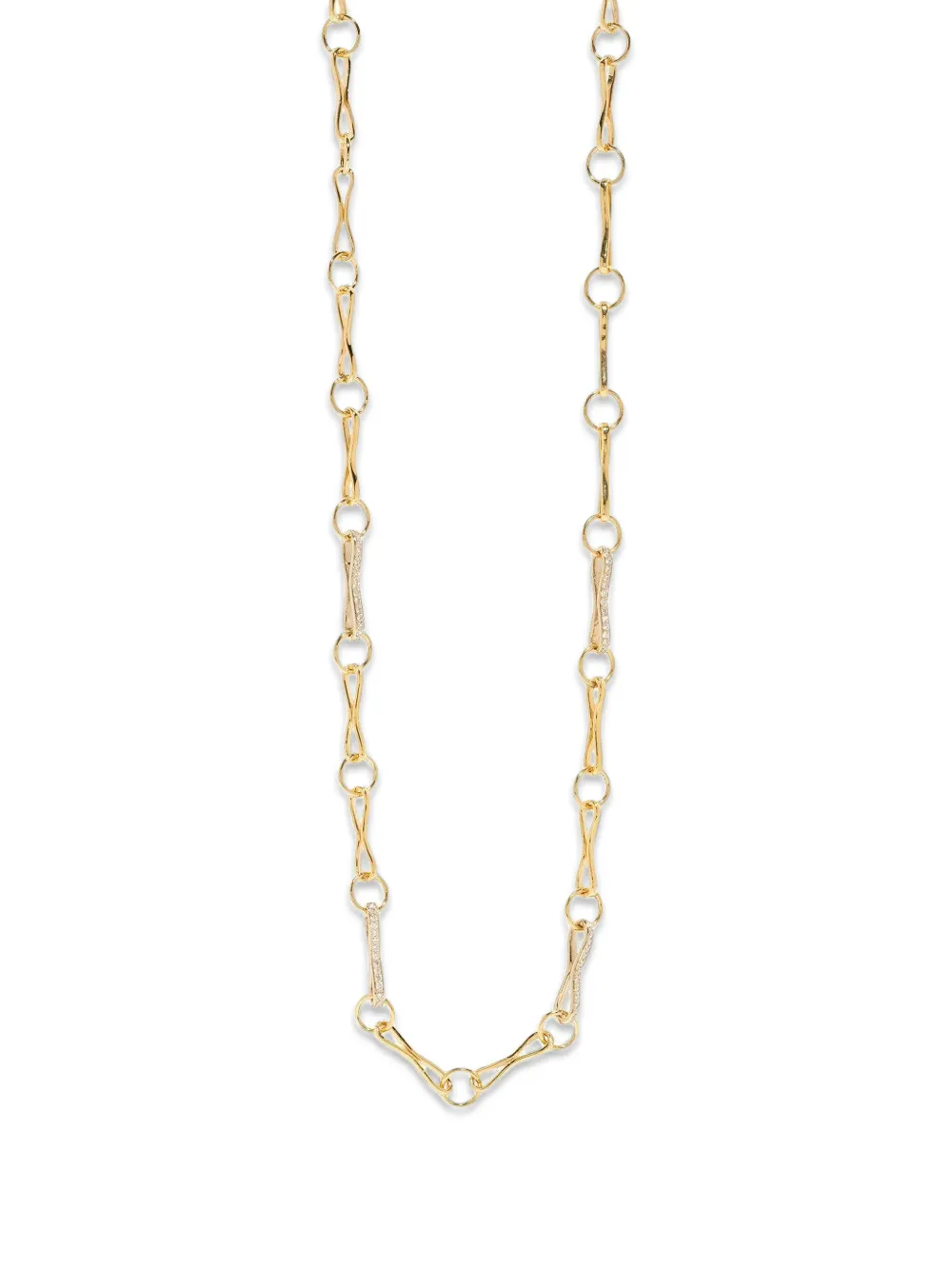 Azlee Collana a catena grande con diamanti - Oro