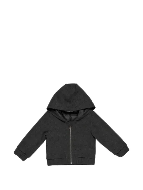 Miss Grant Kids x U+E hooded zip-up jacket