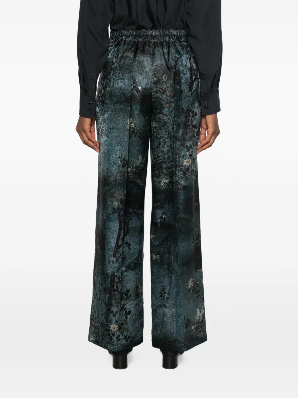 Pierre-Louis Mascia Broek met wijde pijpen Blauw