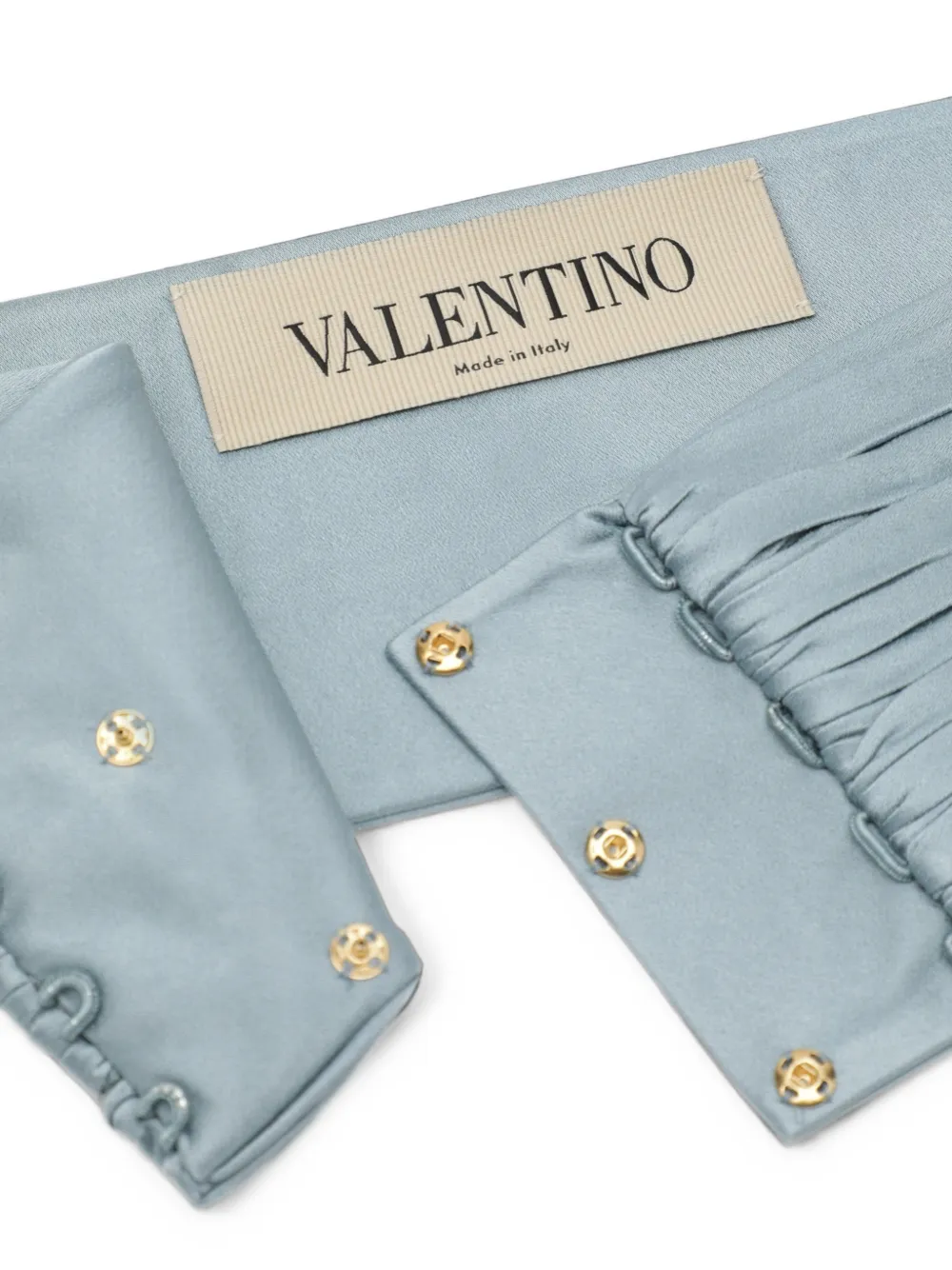 Valentino Garavani Riem met ruches Blauw