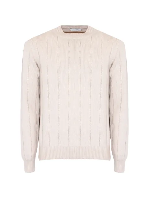 Cruciani ribbed-knit crew-neck sweater