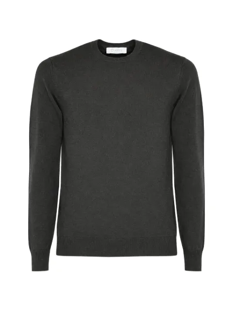 Cruciani fine-knit crew-neck sweater