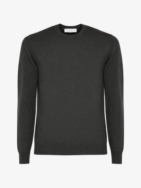 Cruciani fine-knit crew-neck sweater