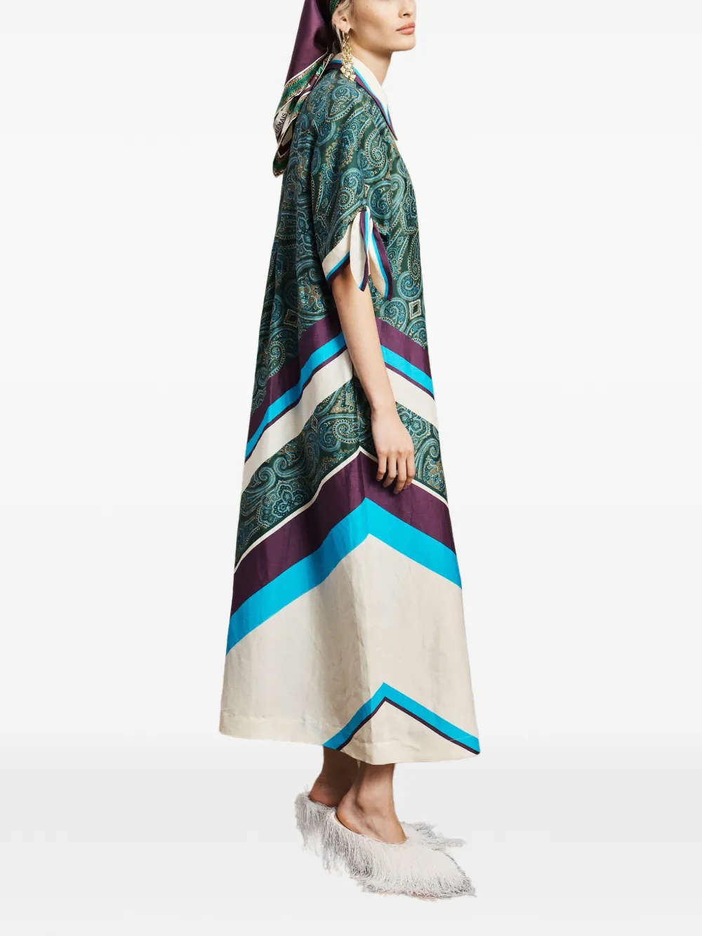 ALEMAIS Joni shirtdress Groen