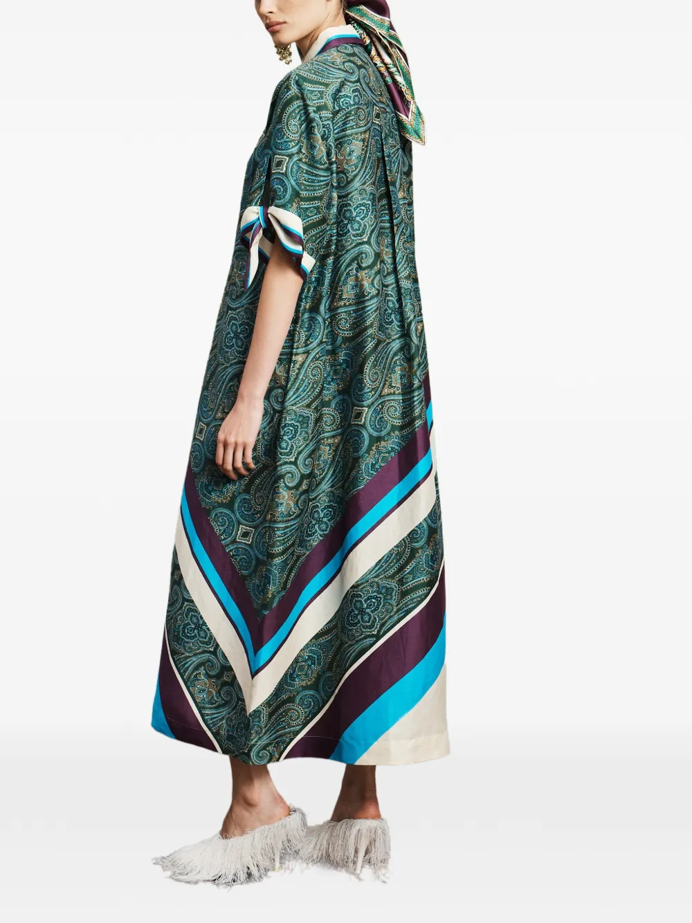 ALEMAIS Joni shirtdress Groen