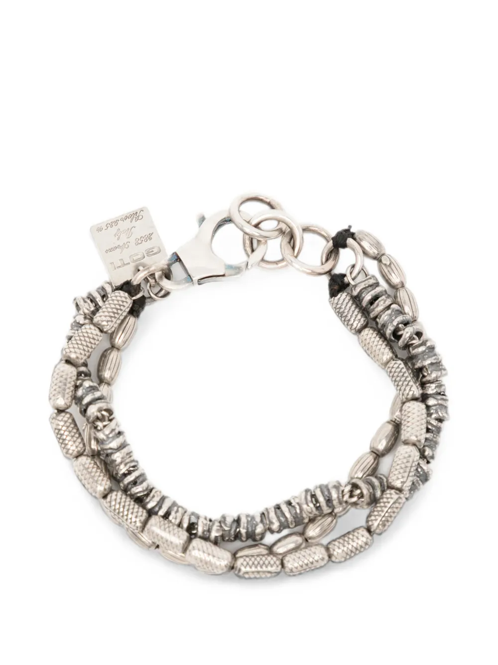 Goti beaded multi-strand bracelet - Argento