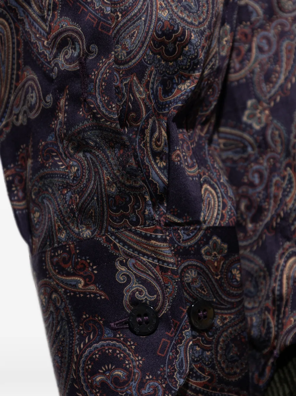 ETRO Overhemd met paisley-print Paars