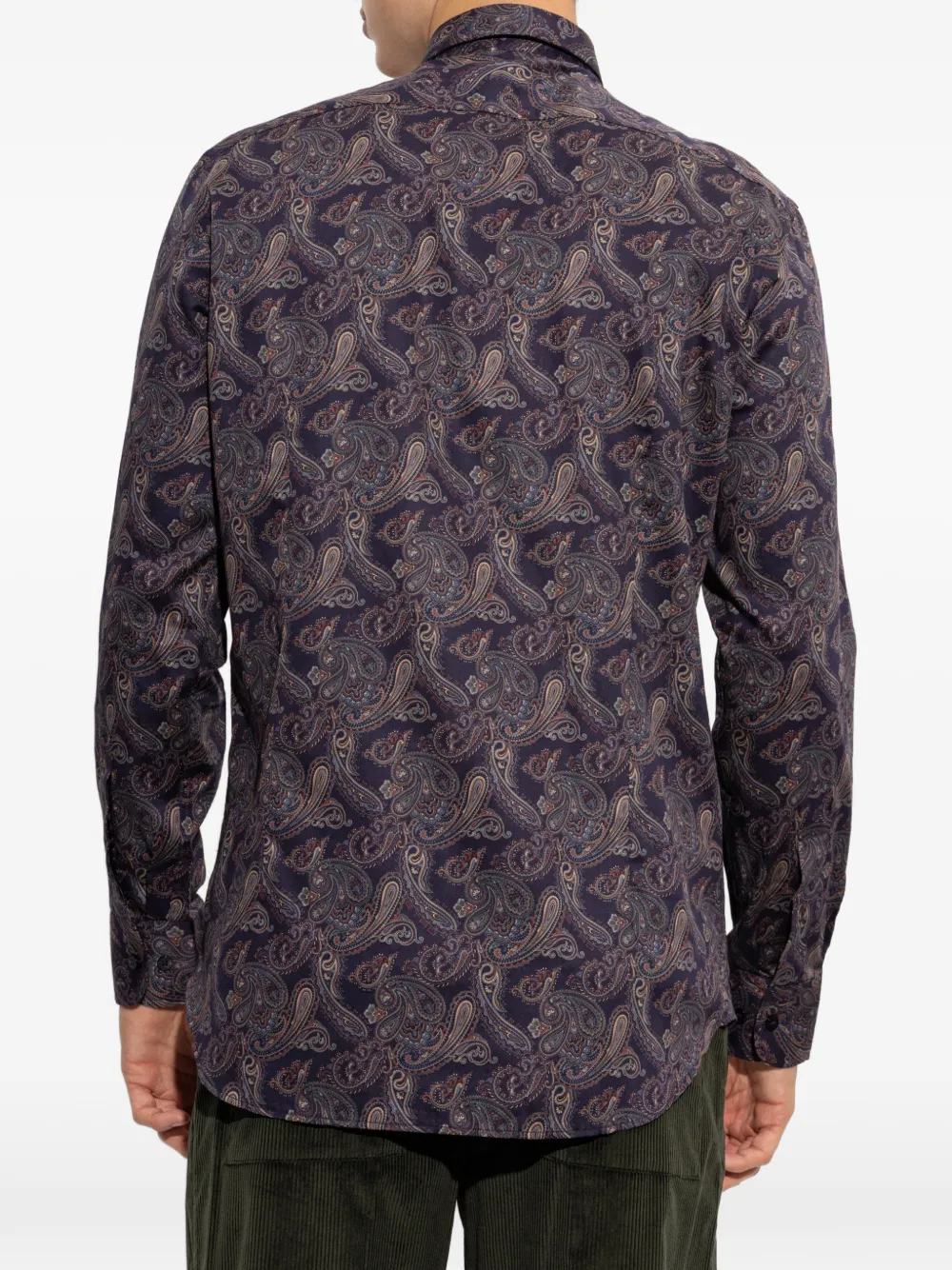ETRO Overhemd met paisley-print Paars