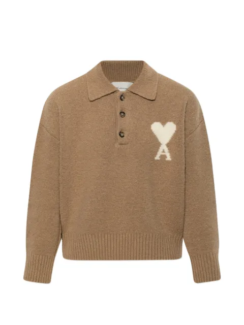 AMI Paris playera tipo polo Ami De Coeur