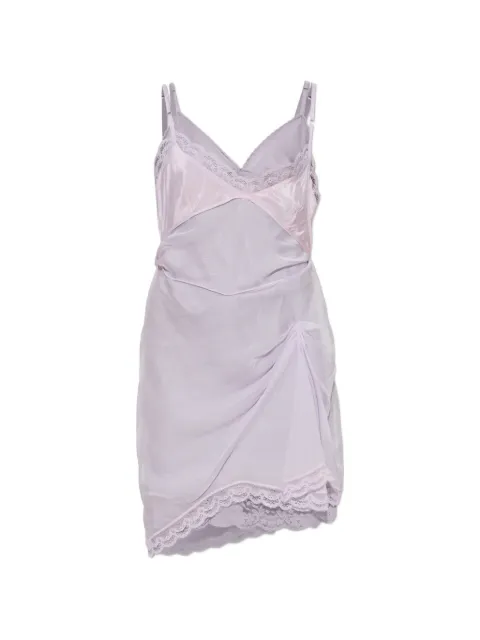 Marc Jacobs lace-trim gathered mini dress