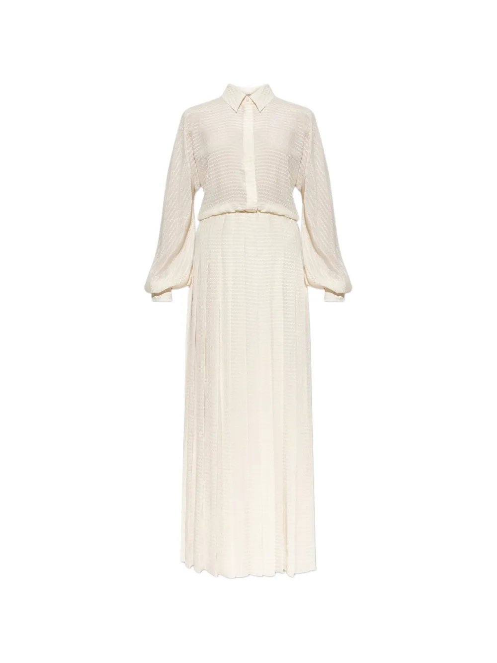 FENDI ivory silk dress - Toni neutri