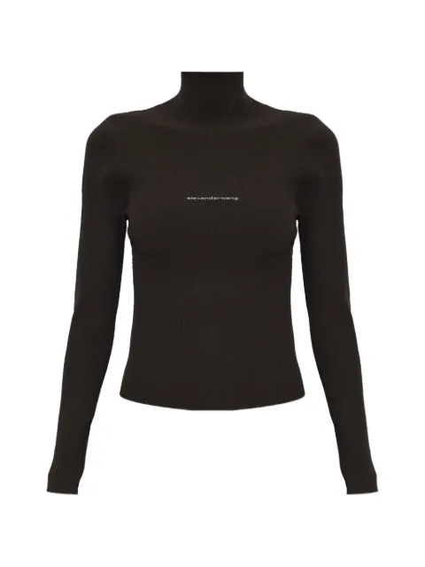 Alexander Wang jersey con logo estampado
