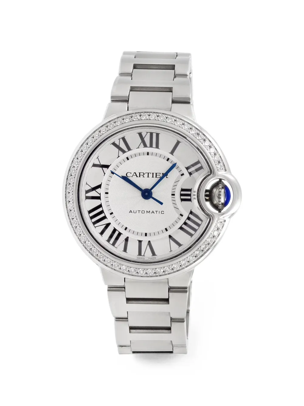 Cartier Ballon Bleu 33mm diamond watch - Weiß