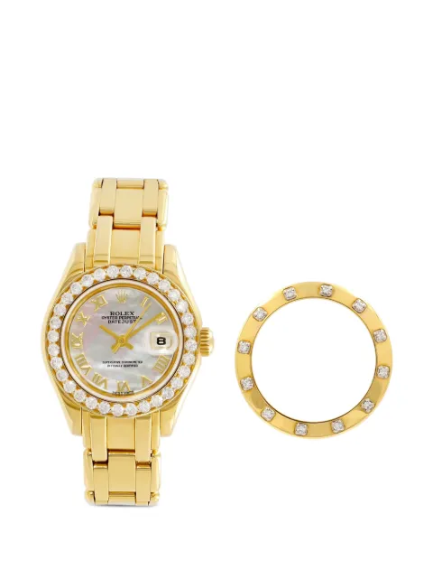 Rolex Pearlmaster diamond 29mm watch