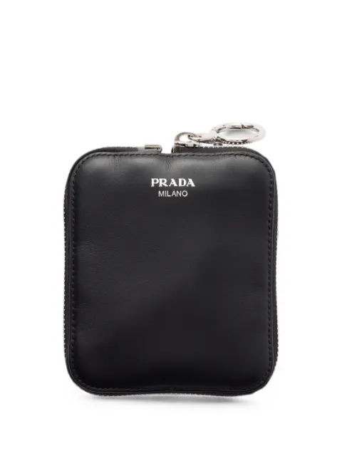 Prada Bolsa mini dobrável de Re-Nylon e couro