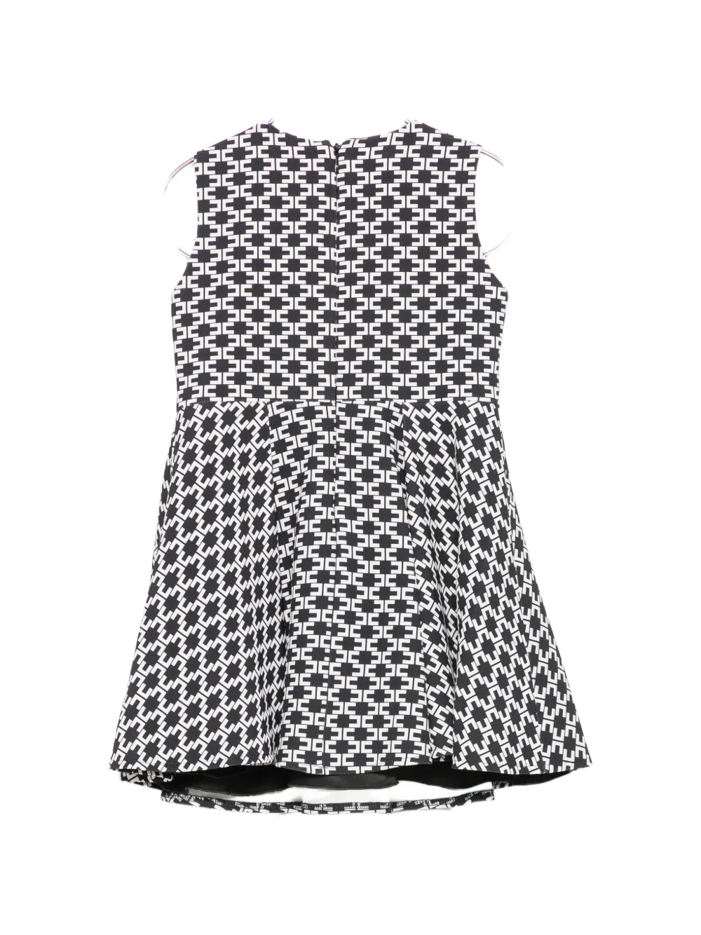Elisabetta Franchi Kids Mouwloze jurk Zwart