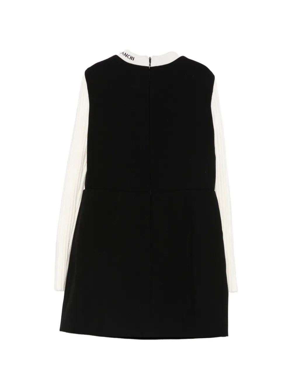 Elisabetta Franchi Kids Jurk met geborduurd logo en gesp Zwart