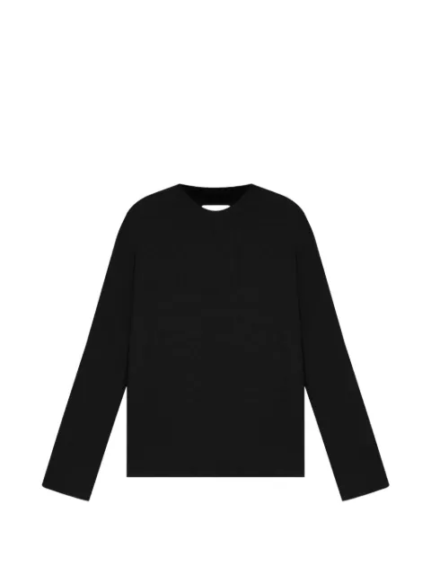 MISCI Camiseta Cana canelada com mangas longas