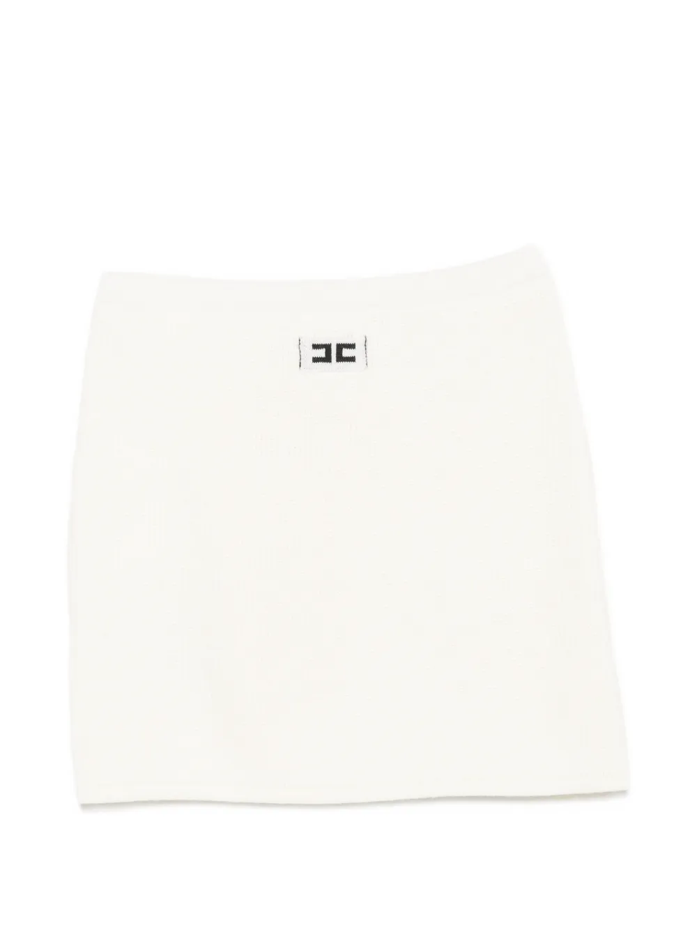 Elisabetta Franchi Kids Rok met logoplakkaat Wit