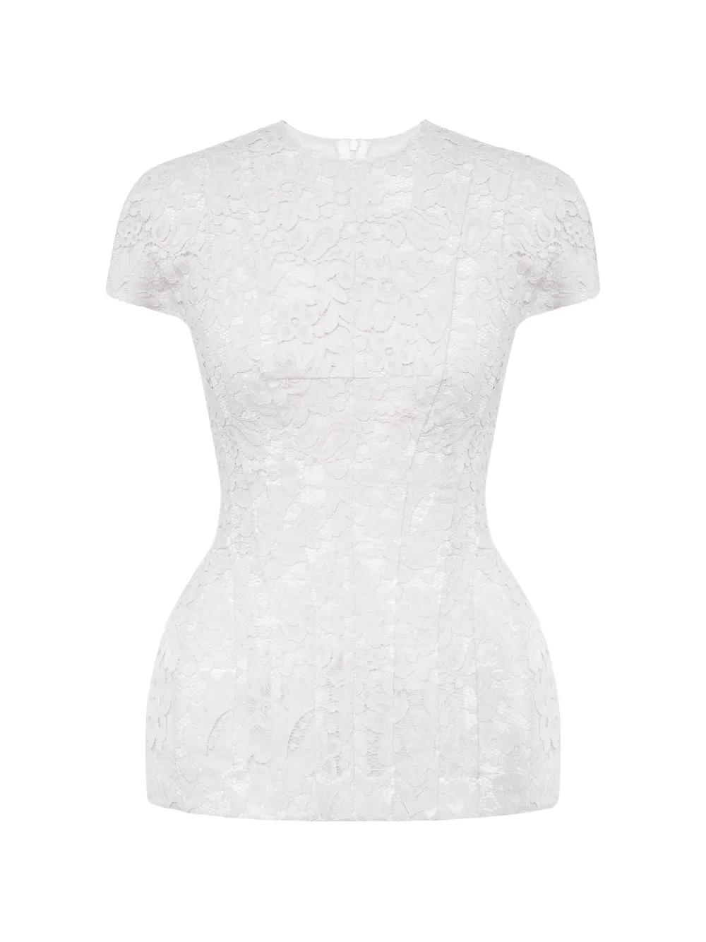 POST MERIDIEM lace peplum top