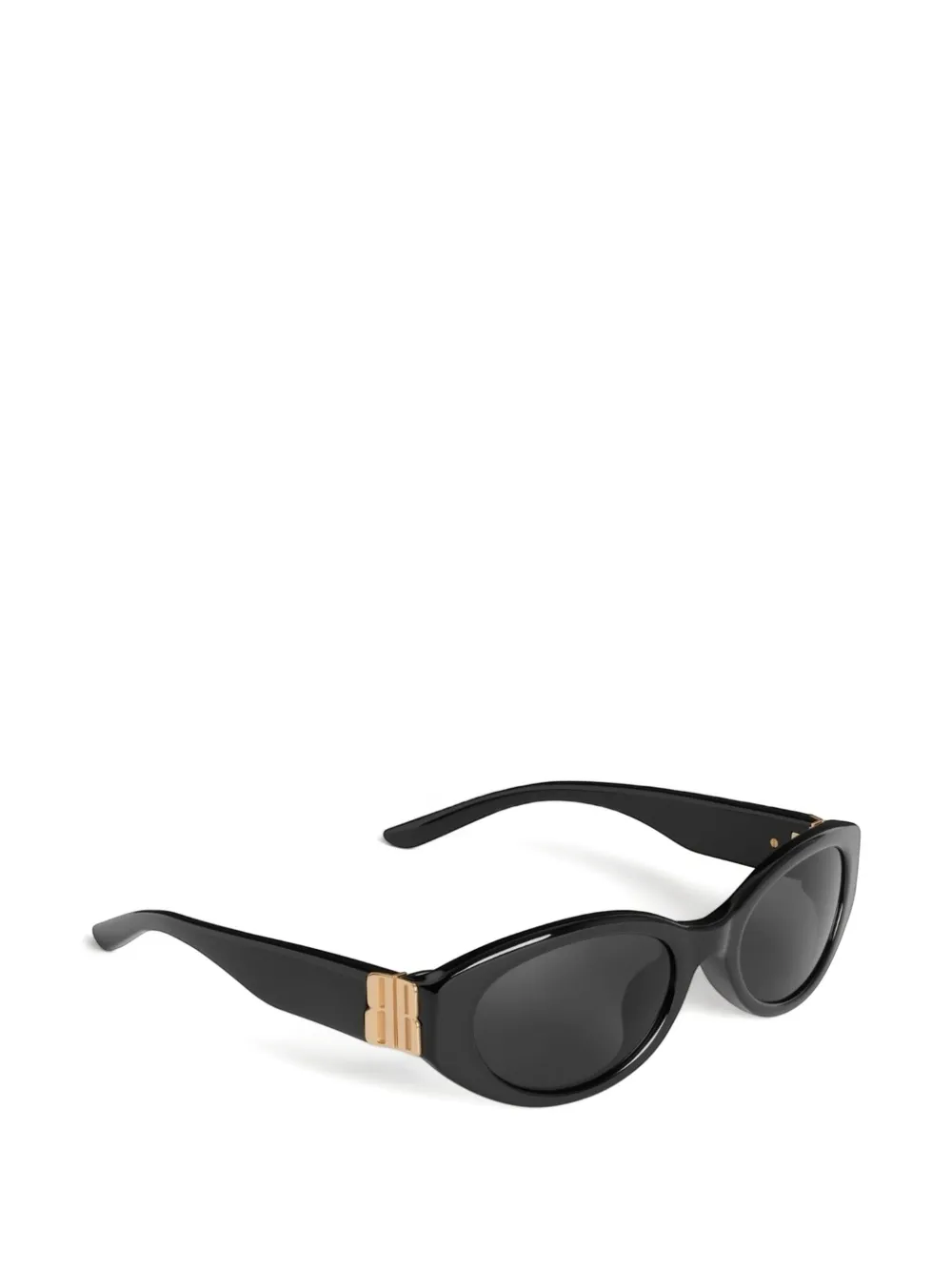 Balenciaga Eyewear Cosmo zonnebril met ovaal montuur Zwart
