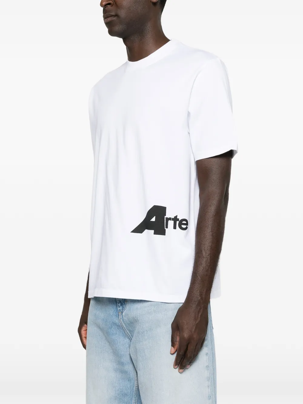 Arte Antwerp Katoenen T-shirt met logoprint Wit