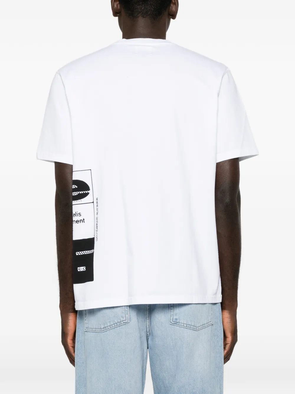 Arte Antwerp T-shirt met grafische print Wit