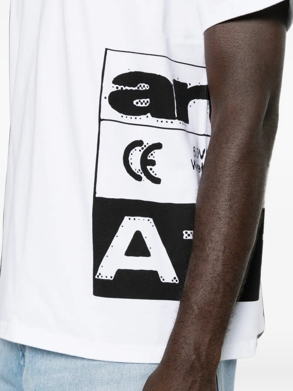 Arte Antwerp T-shirt met grafische print Wit