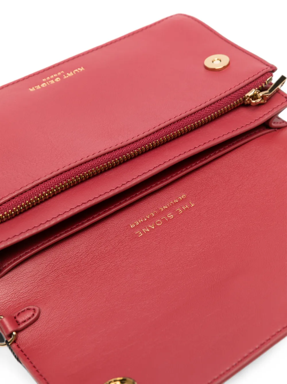 Kurt Geiger London Kleine Sloane Soft schoudertas Rood