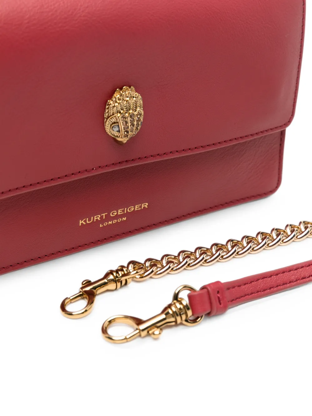Kurt Geiger London Kleine Sloane Soft schoudertas Rood
