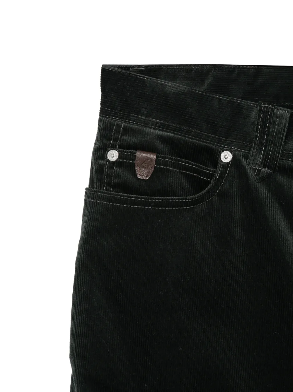 Brioni Meribel ribfluwelen broek Grijs