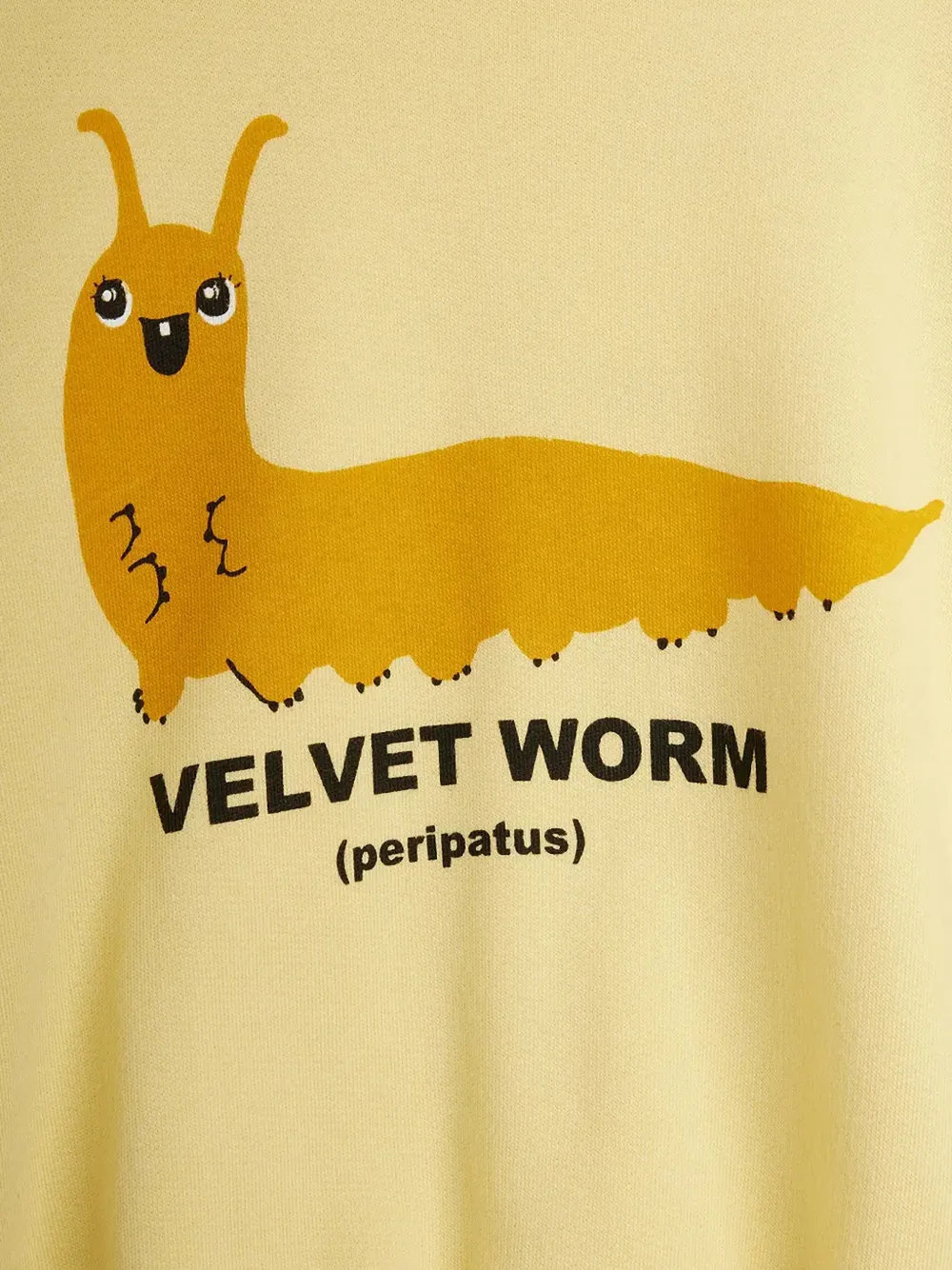 Mini Rodini Velvet Worm tracksuit set Geel