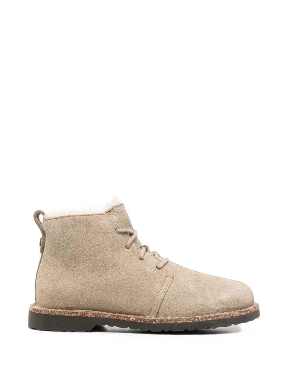 Birkenstock Stivali Clark in pelle scamosciata foderata in shearling - Toni neutri