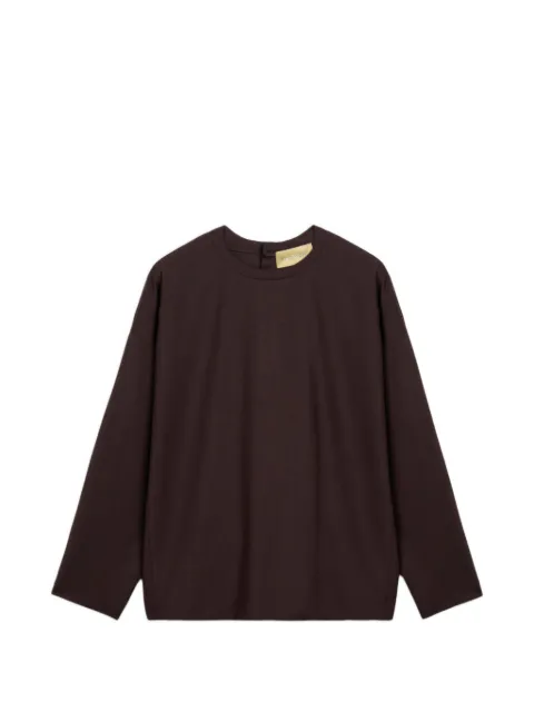 MOMONÌ Stilla long-sleeve blouse