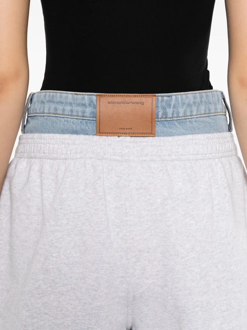 Alexander Wang pre-style slashed sweatpant pants Grijs