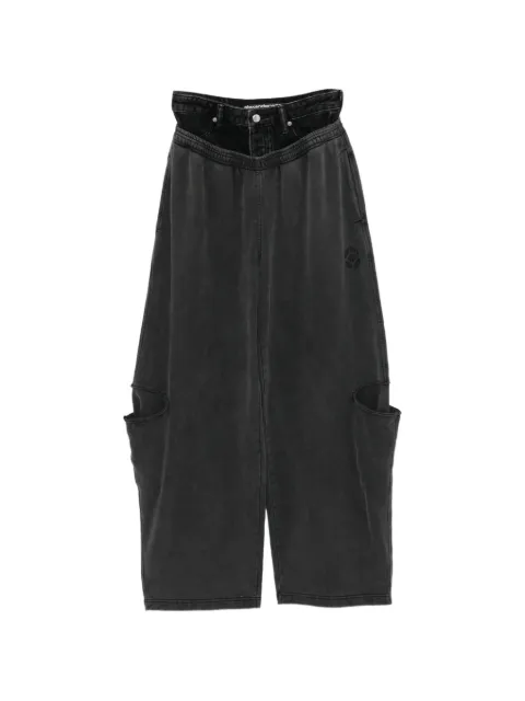 Alexander Wang pre-style slashed sweatpant pants