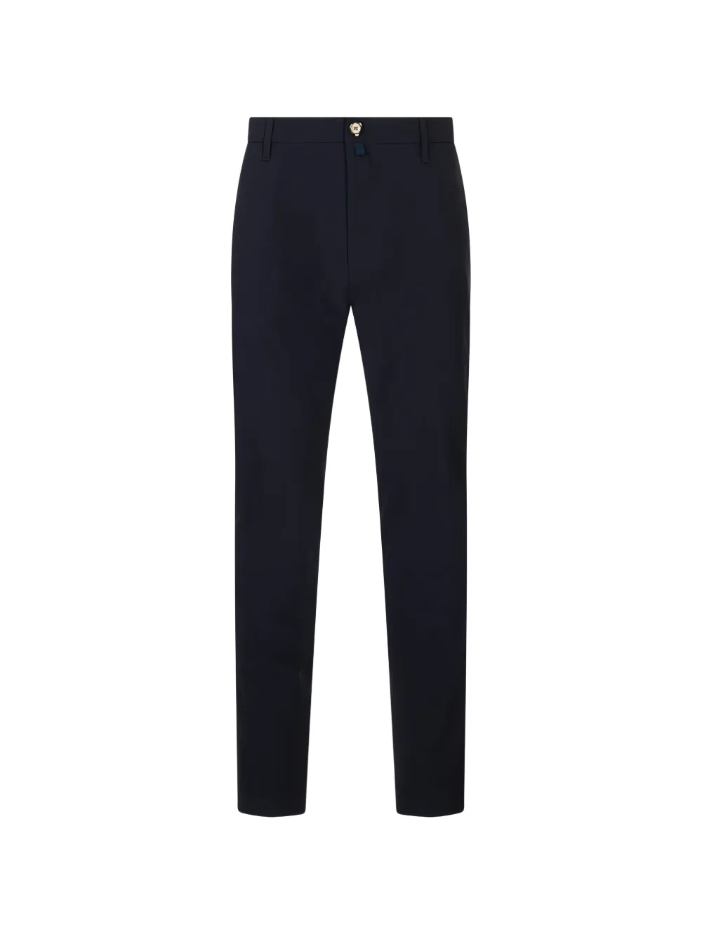 Jacob Cohën logo-patch straight-leg trousers - Blau