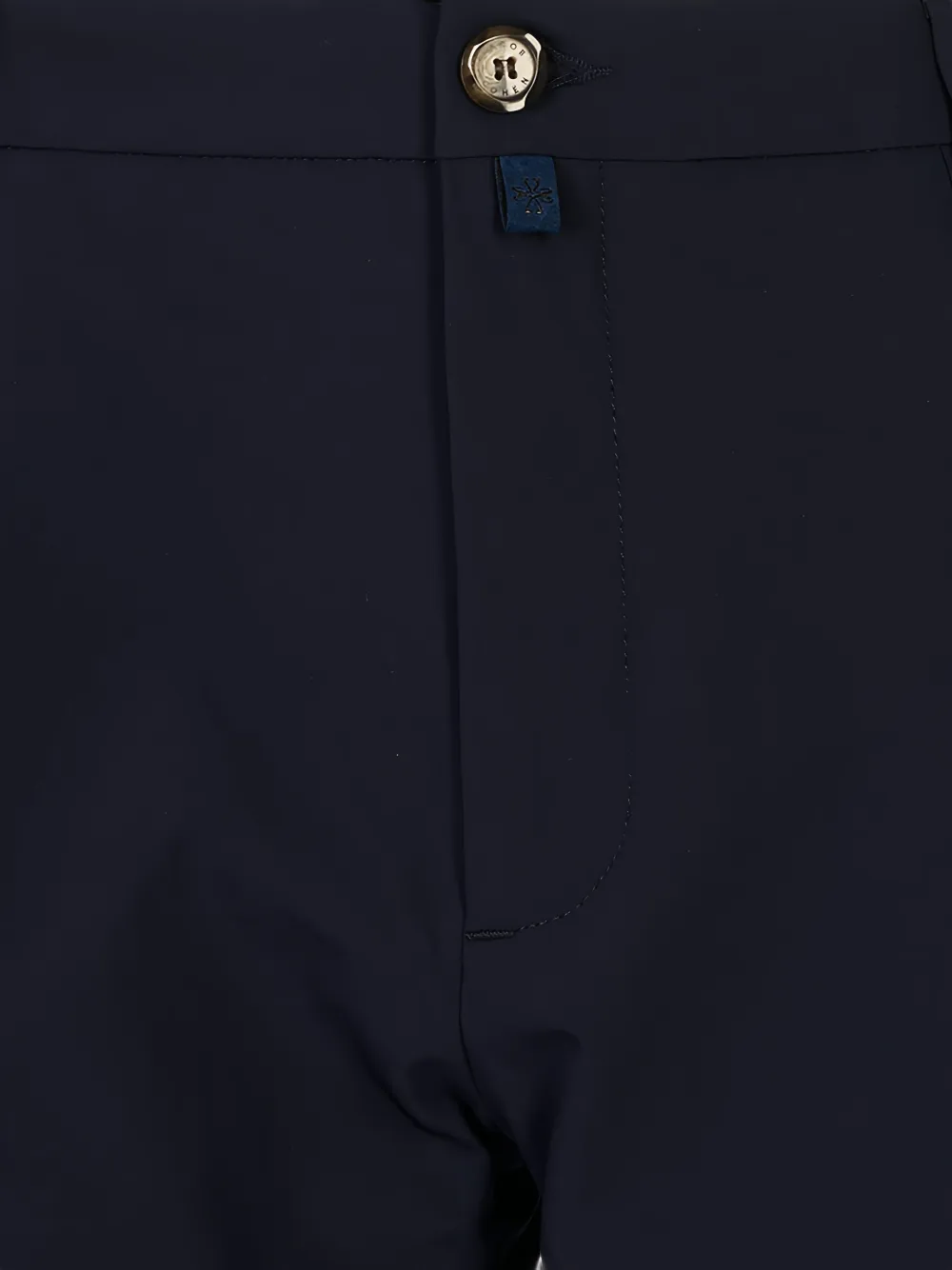 Jacob Cohën Straight broek met logopatch Blauw
