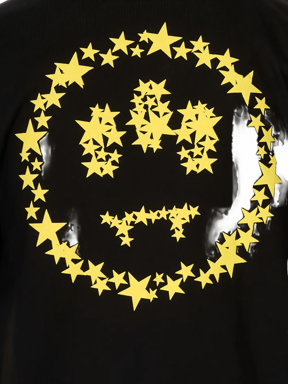 BARROW T-shirt met logo-print en ster-patroon Zwart