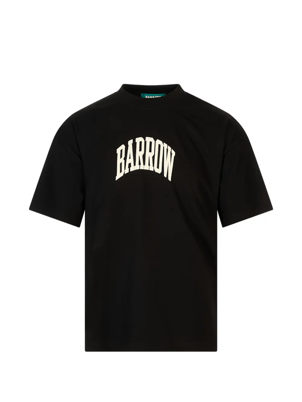 BARROW 로고 프린트 스타 모티프 티셔츠 | 블랙 | Image 1