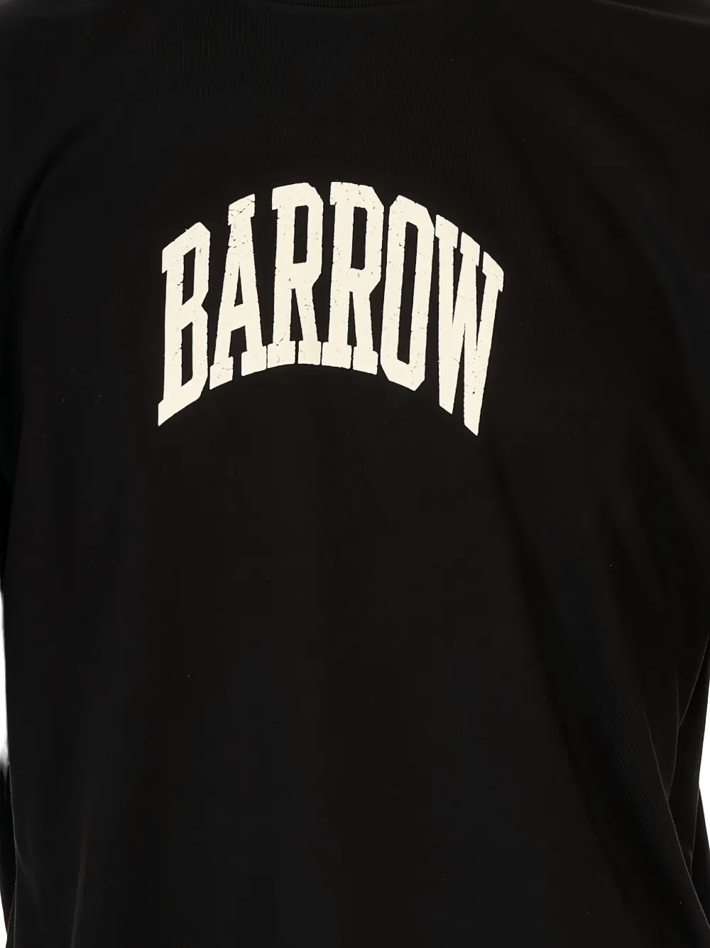BARROW T-shirt met logo-print en ster-patroon Zwart