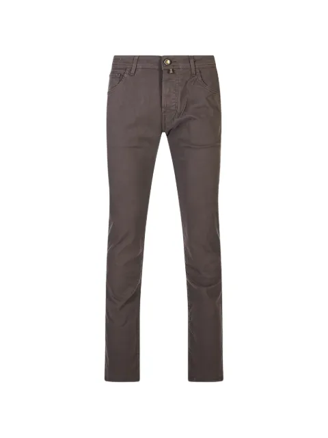 Jacob Cohën logo-patch trousers