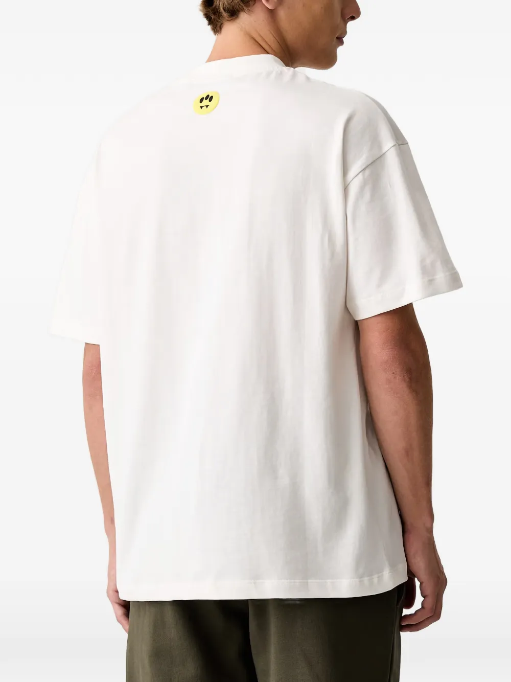 BARROW T-shirt met logoprint Wit